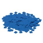 Confete Metálico Quadrado Azul Escuro 1 cm - 100 Gramas