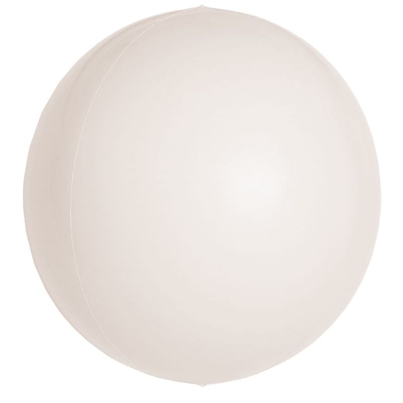 Balão Clear Esfera Branco 15'' / 38cm