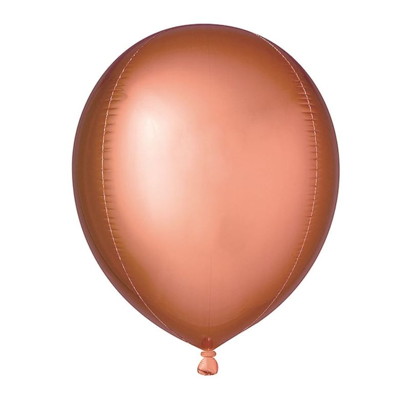 Balão Sólido Gota Rose Gold 15'' / 38cm