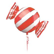 Balão Metalizado Candy Premium Vermelho 18" / 45cm