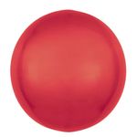 Balão Bolha Metal Vermelho 24'' / 60cm