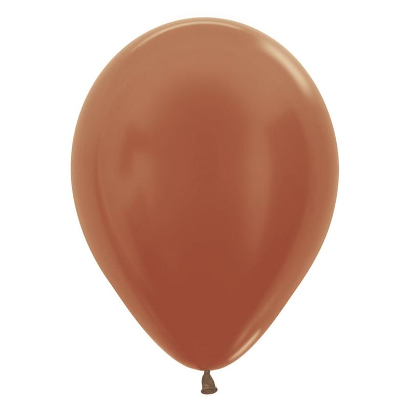 Balão Látex Metal Cobre 5" / 13cm - 50 Un