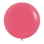 Balão Gigante Látex Fashion Framboesa 24" / 60cm - 3 Un