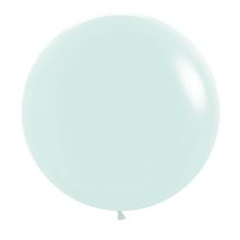 Balão Gigante Látex Pastel Mate Verde 24" / 60cm - 3 Un