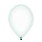 Balão Látex Cristal Pastel Verde 12" / 30cm - 50 Un