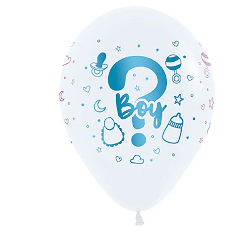 Balão Látex Impressão 360 Fashion Guess Girl Or Boy 12" / 30cm - 12 Un