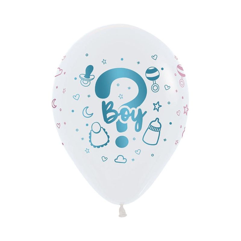 Balão Látex Impressão 360 Fashion Guess Girl Or Boy 12" / 30cm - 12 Un