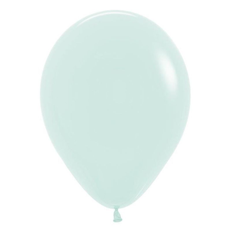 Balão Látex Pastel Mate Verde 15" / 23cm - 25 Un