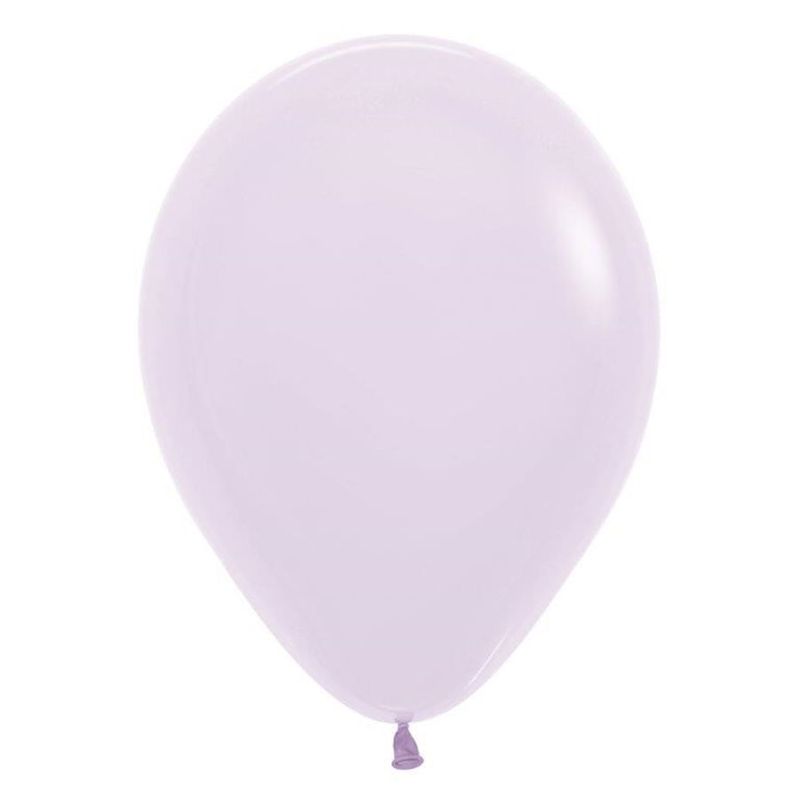 Balão Látex Pastel Mate Lilás 15" / 23cm - 25 Un
