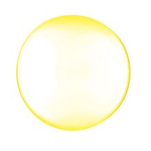 Balão Bolha Clear Amarelo 24'' / 60 cm