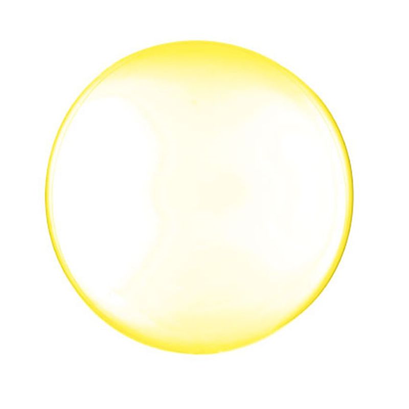 Balão Bolha Clear Amarelo 24'' / 60 cm