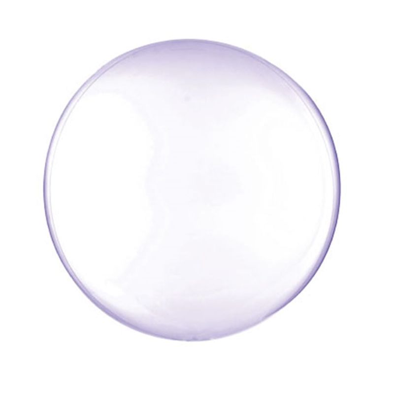 Balão Bolha Clear Roxo 24'' / 60cm