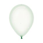 Balão Látex Cristal Pastel Verde 5" / 13cm - 50 Un