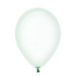 Balão Látex Cristal Pastel Verde 5" / 13cm - 50 Un