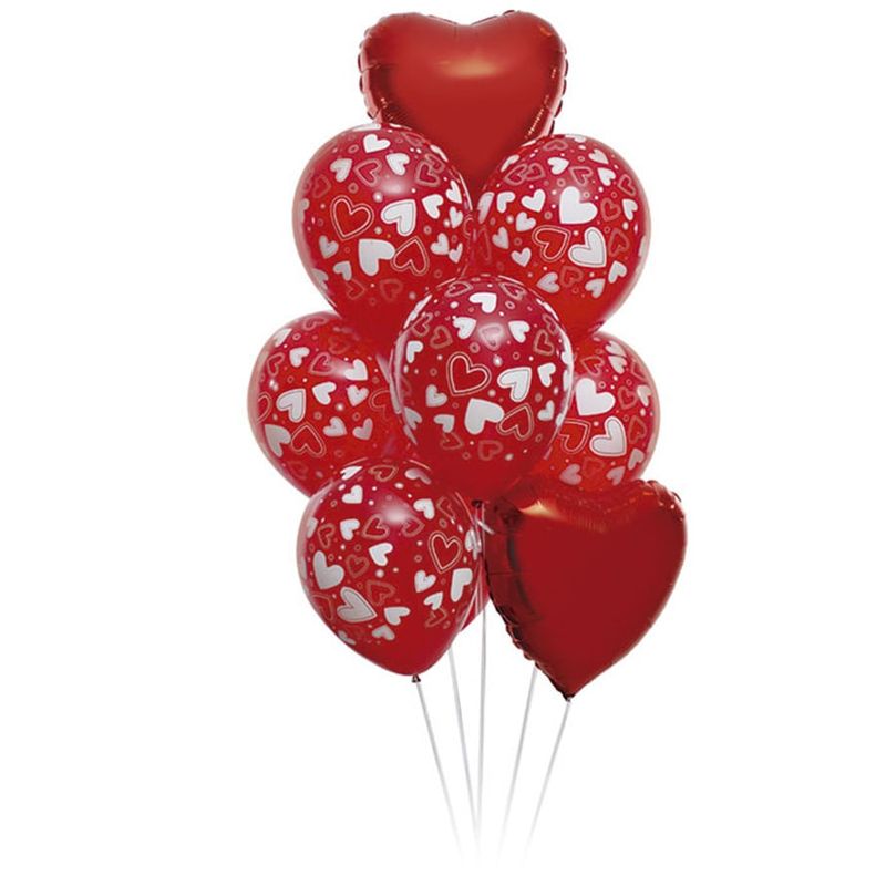 Bouquet de Balões Amor Dia Dos Namorados - 1 Unidade