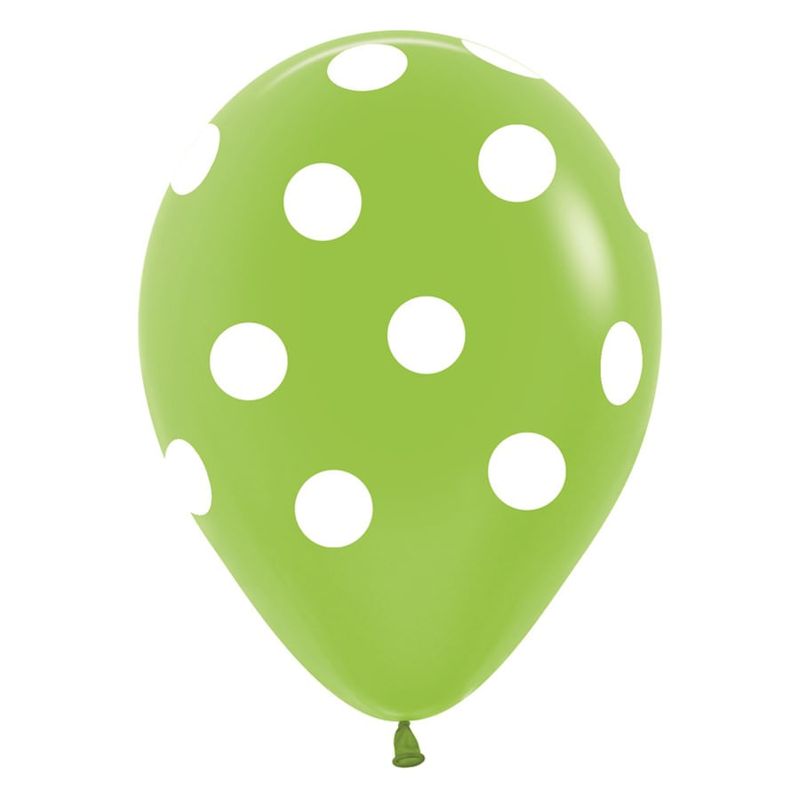 Balão Látex Impressão 360 Fashion Vd Lima com Bola Branco 12" / 30cm - 50 Un