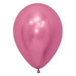 Balão Látex Reflex Rosa 5" / 13cm - 50 Um