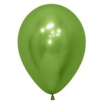 Balão Látex Reflex Verde Lima 5" / 13cm - 50 Un