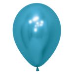 Balão Látex Reflex Azul 5" / 13cm - 50 Un