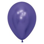 Balão Látex Reflex Violeta 5" / 13cm - 50 Un