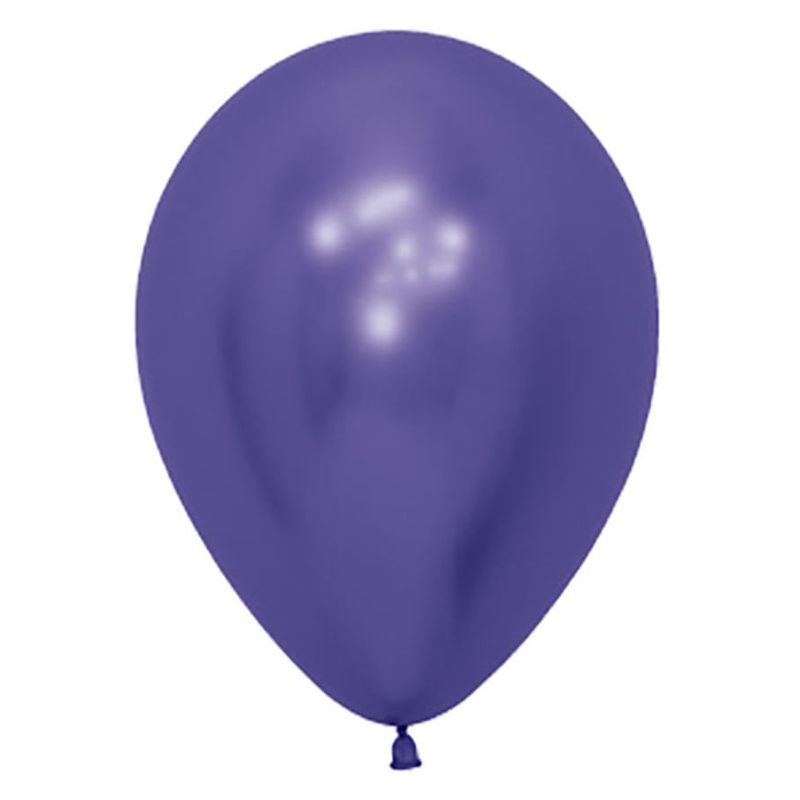 Balão Látex Reflex Violeta 5" / 13cm - 50 Un