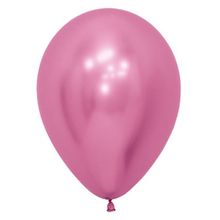 Balão Látex Reflex Rosa 12" / 30cm - 50 Un