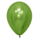 Balão Látex Reflex Verde Lima 12" / 30cm - 50 Un