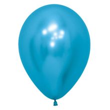 Balão Látex Reflex Azul 12" / 30cm - 50 Un