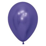 Balão Látex Reflex Violeta 12" / 30cm - 50 Un