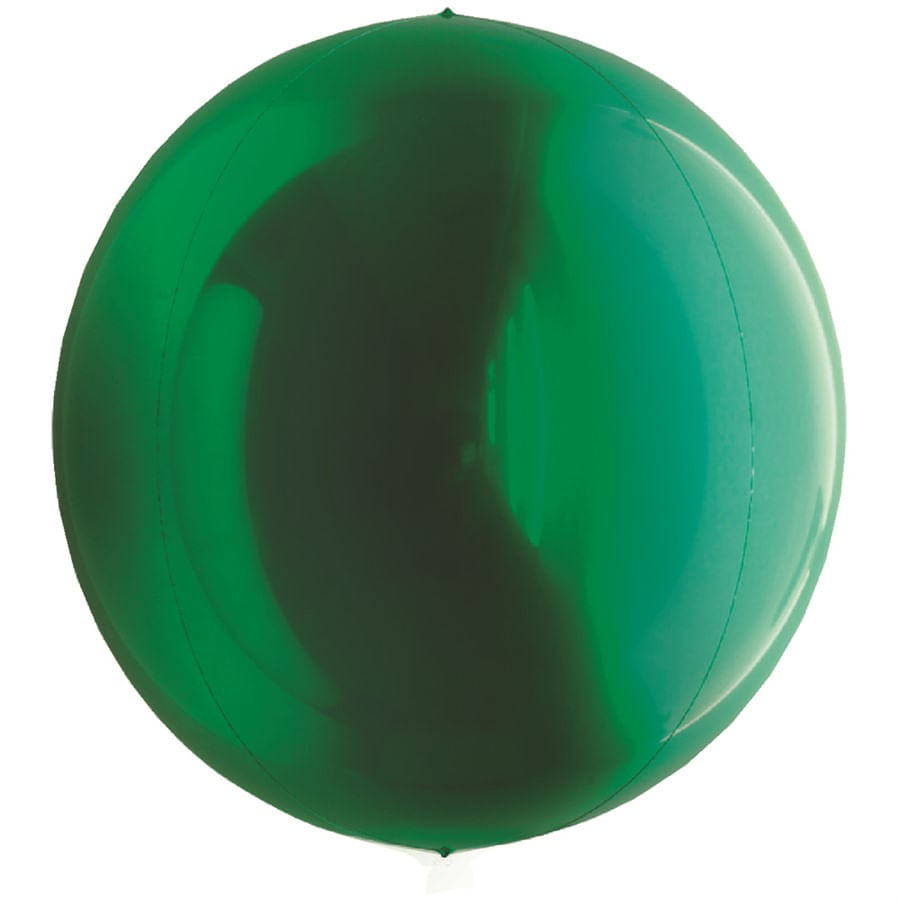 Balão 18 Polegadas Bola de Futebol Verde e Amarela Qualatex 1und