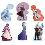 Festa Frozen Disney - Decoração de Mesa Cartonada Frozen 2 - 06 Un