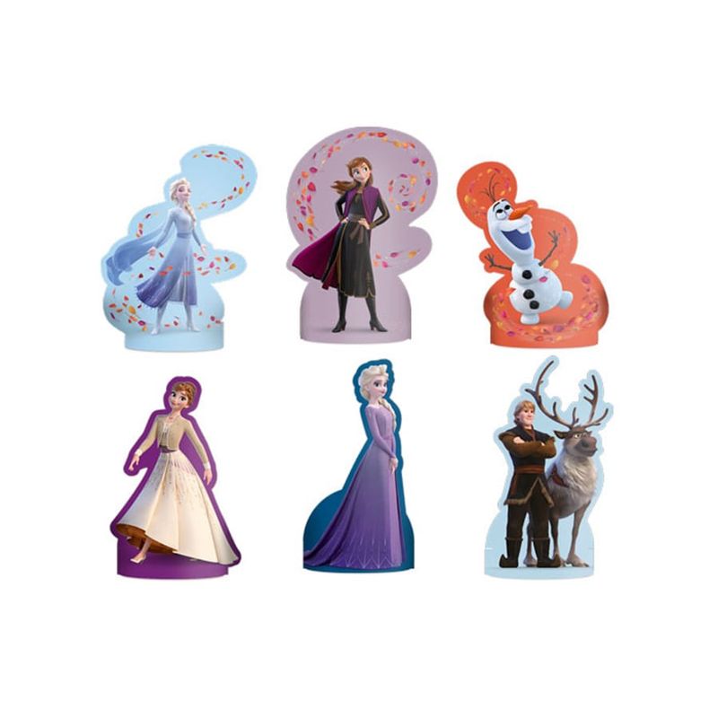 Festa Frozen Disney - Kit Decorativo de Mesa Frozen 2 - 6 Un