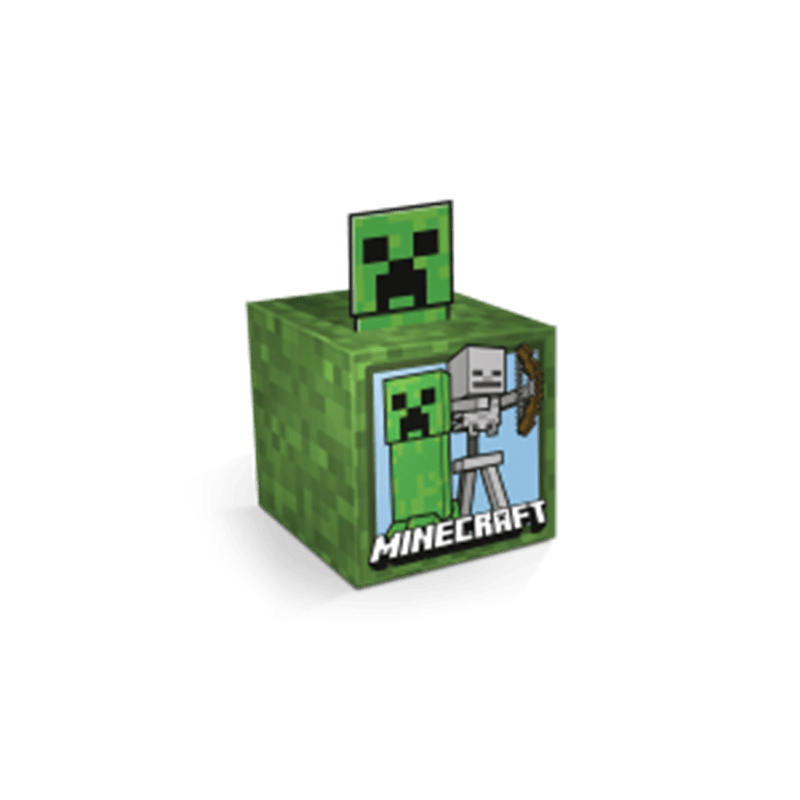 Kit Topo de Bolo Minecraft - Festas da 25