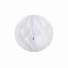 Globo Colmeia Branca 8 cm - 3 Peças