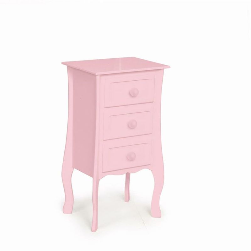 Mini Comoda Quadrada Rosa 38x28x69