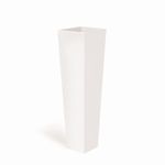 Cachepot Branco 28x18x80 - 1 Unidade