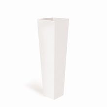 Cachepot Branco 28x18x80 - 1 Unidade