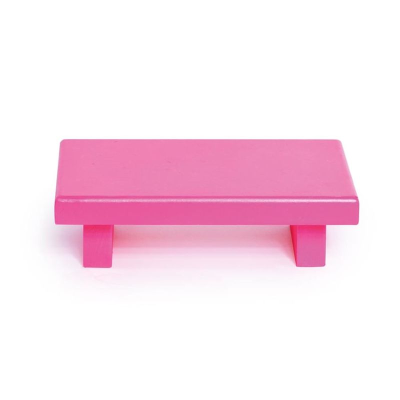 Mini Bandeja Retângular Pink Neon 16x10x4