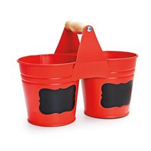 Cachepot Duplo Vermelho - 1 Unidade