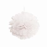 Pompom Branco 30 cm - 2 un