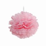 Pompom Rosa 30 cm - 2 un