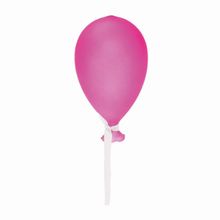 Balão de Vidro Fosco Rosa 9x15