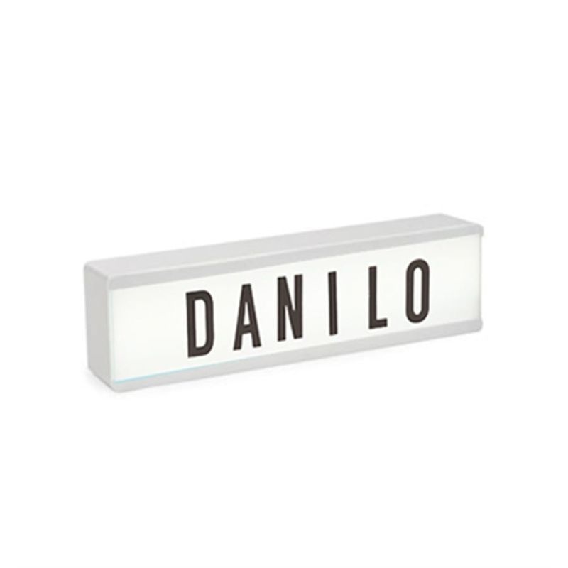 Luminoso Personalizável 1 Andar Branco 32x5,3x8,8