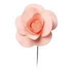 Flores Decorativas para Painel Pêssego 15 cm