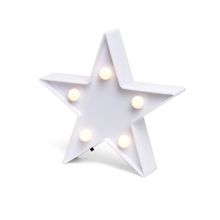 Luminoso Estrela com Led Branco