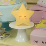 Mini Luminaria Estrela Amarelo