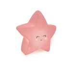 Mini Luminaria Estrela Rosa