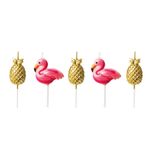 Velas 2D Flamingo - 5 un