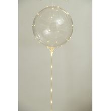 Balão Bubble Transparente com Led Branco