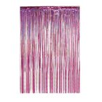 Cortina Decorativa Holográfico Rosa